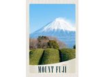 Vianmo Insegna In Legno 30X20 Cm Mont Fuji Japan Asien Gebirge Natur