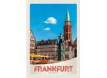 Vianmo Insegna In Legno 30X20 Cm Frankfurt Deutschland Altstadt