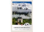 Vianmo Insegna In Legno 30X20 Cm Confoederatio Helvetica Schloss Natur