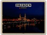 Vianmo Insegna Di Latta 30X40 Cm Dresden Deutschland Elbufer