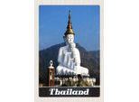 Vianmo Insegna In Legno 30X20 Cm Thailand Natur Wald Tempel Gott