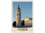 Vianmo Insegna In Legno 30X20 Cm Vilnius Litauen Kirche Architektur