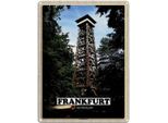 Vianmo Insegna Di Latta 40X30 Cm Frankfurt Deutschland Goetheturm