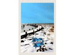 Vianmo Insegna In Legno 30X20 Cm Ostsee Deutschland Schnee Winterzeit