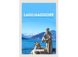 Vianmo Insegna In Legno 30X20 Cm Lago Maggiore Schweiz Skulptur Ziege