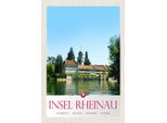 Vianmo Insegna In Legno 30X20 Cm Insel Rheinau Schweiz Kirche