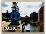 Vianmo Insegna Di Latta 30X40 Cm Hamburg Barmbeck Fluss