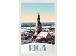 Vianmo Insegna In Legno 30X20 Cm Riga Lettland Kirche Architektur