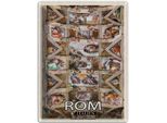 Vianmo Insegna Di Latta 40X30 Cm Rom Sixtinische Kapelle DeckengemäLde