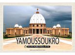 Vianmo Insegna In Legno 12X18 Cm Yamoussoukro ElfenbeinküSte Basilika