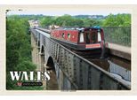 Vianmo Insegna In Legno 12X18 Cm Wales United Kingdom Pontcysyllte AquäDukt