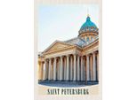 Vianmo Insegna In Legno 30X20 Cm Saint Petersburg Russland Kirche