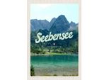 Vianmo Insegna In Legno 30X20 Cm Seebensee ÖSterreich WäLder Natur See