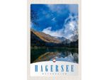 Vianmo Insegna In Legno 30X20 Cm Hagersee ÖSterreich Europa Natur Wald