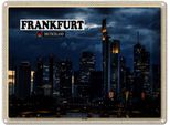 Vianmo Insegna Di Latta 30X40 Cm Frankfurt Skyline Wolkenkratzer