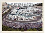 Vianmo Insegna In Legno 30X40 Cm Monaco Monaco Grand Prix Rennsport