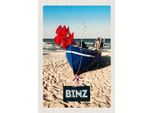 Vianmo Insegna In Legno 30X20 Cm Binz Strand Deutschland Meer