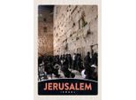 Vianmo Insegna In Legno 30X20 Cm Jerusalem Israel Gebet Beten