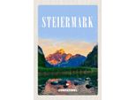 Vianmo Insegna In Legno 30X20 Cm Steiermark ÖSterreich See Natur