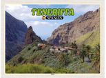 Vianmo Insegna In Legno 30X40 Cm Teneriffa Spanien Masca Bergdorf Gebirge