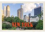 Vianmo Insegna In Legno 12X18 Cm New York Usa Central Park - The Pond See