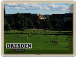 Vianmo Insegna Di Latta 30X40 Cm Dresden Deutschland Alaunplatz