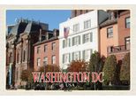 Vianmo Insegna In Legno 12X18 Cm Washington Dc Usa Blair House GäStehaus