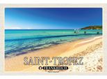 Vianmo Insegna In Legno 12X18 Cm Saint-Tropez Plage De Pampelonne