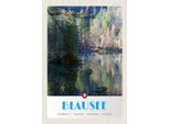 Vianmo Insegna In Legno 30X20 Cm Blausee Schweiz Natur Wald