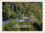 Vianmo Insegna In Legno 30X40 Cm Greenway River Uk England