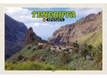 Vianmo Insegna In Legno 12X18 Cm Teneriffa Spanien Masca Bergdorf Gebirge