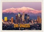 Vianmo Insegna In Legno 30X40 Cm Los Angeles Skyline Berge Wolkenkratzer