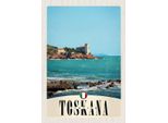 Vianmo Insegna In Legno 30X20 Cm Toskana Italien HäUser Meer