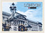Vianmo Insegna In Legno 30X40 Cm London England Buckingham Palace