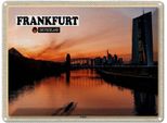 Vianmo Insegna Di Latta 30X40 Cm Frankfurt Ostend Rhein Neubau
