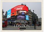 Vianmo Insegna In Legno 30X40 Cm London Piccadilly Circus Uk England