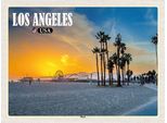 Vianmo Insegna In Legno 30X40 Cm Los Angeles Usa Beach Strand Venice Beach