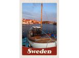 Vianmo Insegna In Legno 30X20 Cm Schweden Europa Meer Shiff GebäUde