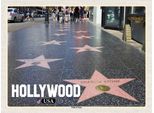 Vianmo Insegna In Legno 30X40 Cm Hollywood Usa Walk Of Fame