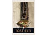 Vianmo Insegna In Legno 30X20 Cm Toskana Italien GebäUde Blumen