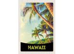 Vianmo Insegna In Legno 30X20 Cm Hawai Insel Strand Palmen Meer
