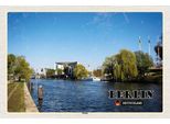Vianmo Insegna In Legno 20X30 Cm Berlin Deutschland Monabit Fluss