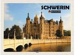 Vianmo Insegna In Legno 30X40 Cm Schwerin Schloss
