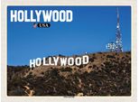 Vianmo Insegna In Legno 30X40 Cm Hollywood Usa Hollywood Hills