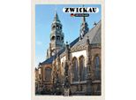 Vianmo Insegna In Legno 40X30 Cm Zwickau Dom St. Marien Kirche