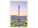 Vianmo Insegna In Legno 30X20 Cm Stuttgart Deutschland Schlossplatz