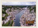 Vianmo Insegna In Legno 30X40 Cm Looe Enlgand United Kingdom Town