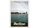 Vianmo Insegna In Legno 30X20 Cm Belize Central Amerika Strand