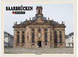 Vianmo Insegna In Legno 30X40 Cm SaarbrüCken Ludwigskirche