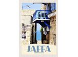 Vianmo Insegna In Legno 30X20 Cm Jaffa Jerusalem Israel Stadt Meer